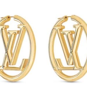 Gold Designer Hoop Earrings